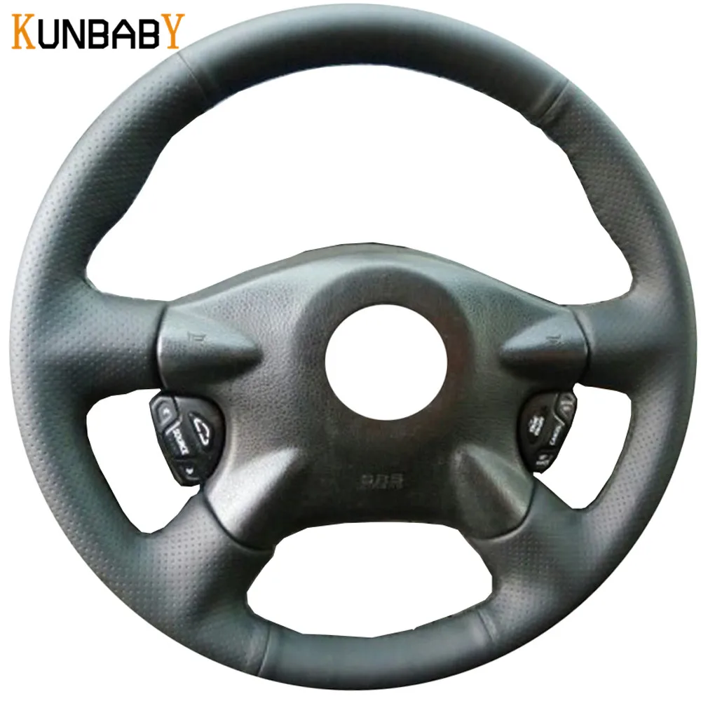 KUNBABY автомобильный Стильный кожаный чехол рулевого колеса автомобиля для Nissan Almera