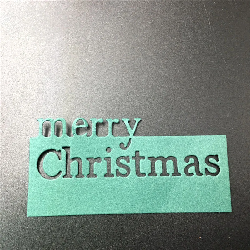 Рамка Счастливого Рождества резные штампы металлические стальные для