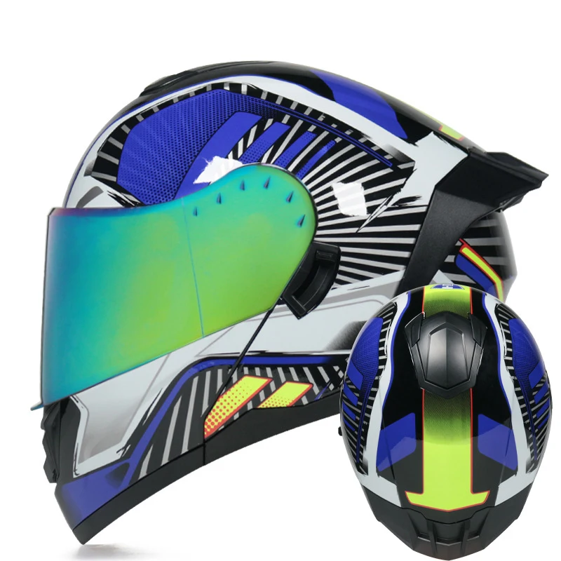 

Modular Flip Up Motorcycle Helmet Full Face Motorbike Tracker Enduro Casco Safety Scooters Crash Capacete De Moto Men Women