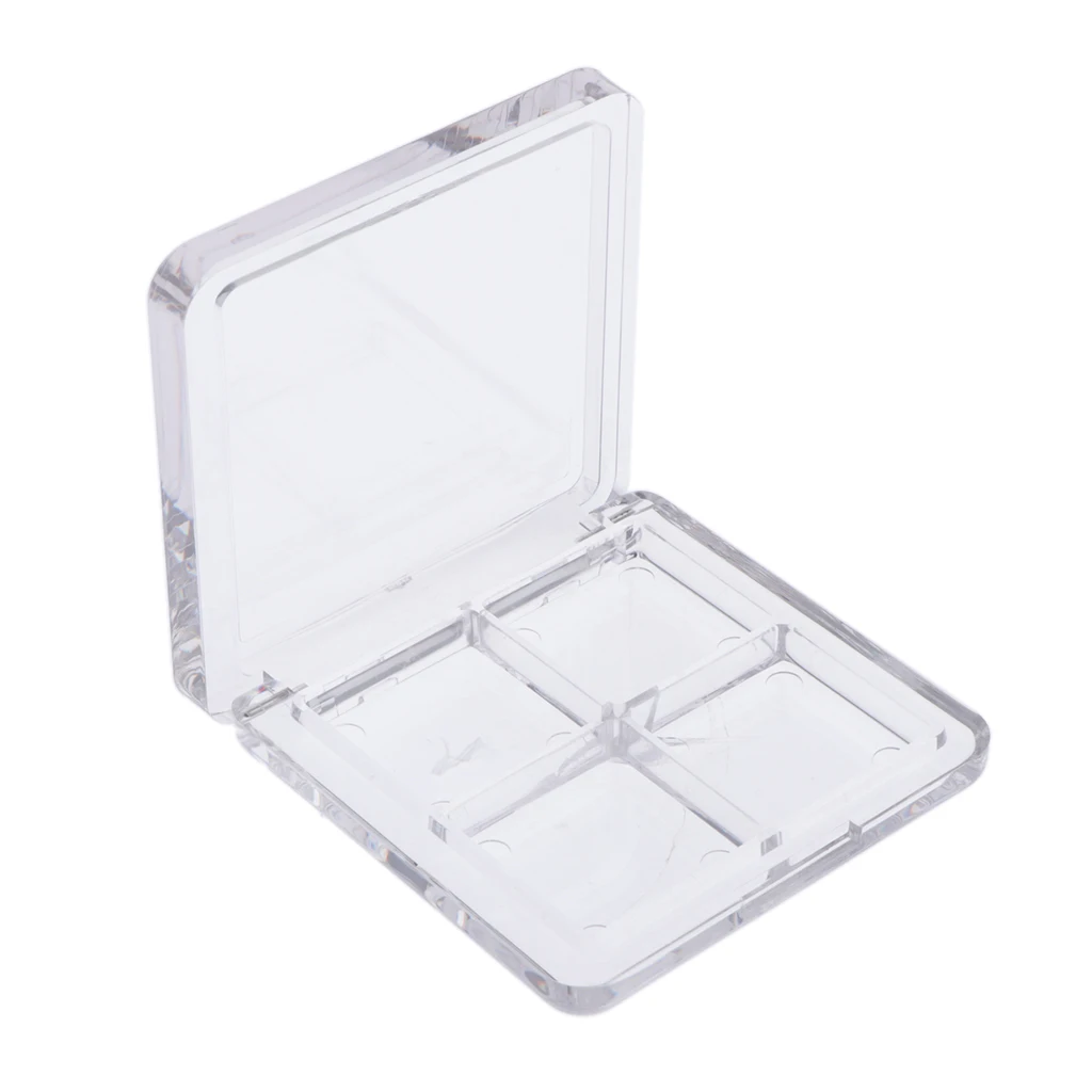 Пустая палитра для помады сделай сам прозрачный и Квадратный Контейнер макияжа с