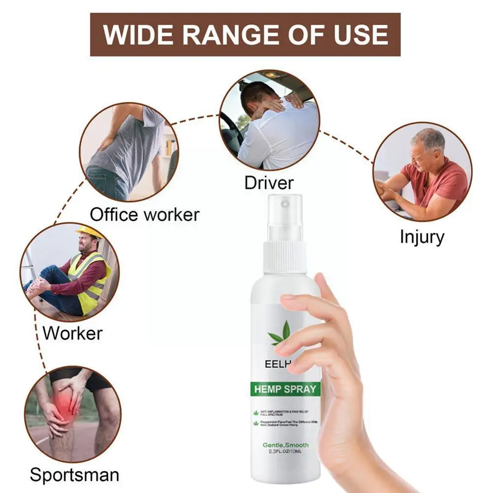 

Hemp Pain Relief Spray Rapid Rheumatoid Joint Muscle Chinese Swelling Bruises Muscle Arthritis Spray With Herbal Practical X5D0