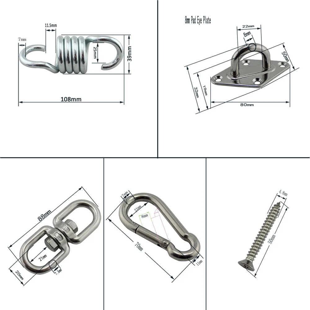 Набор металлических крючков из нержавеющей стали аксессуары для корзины