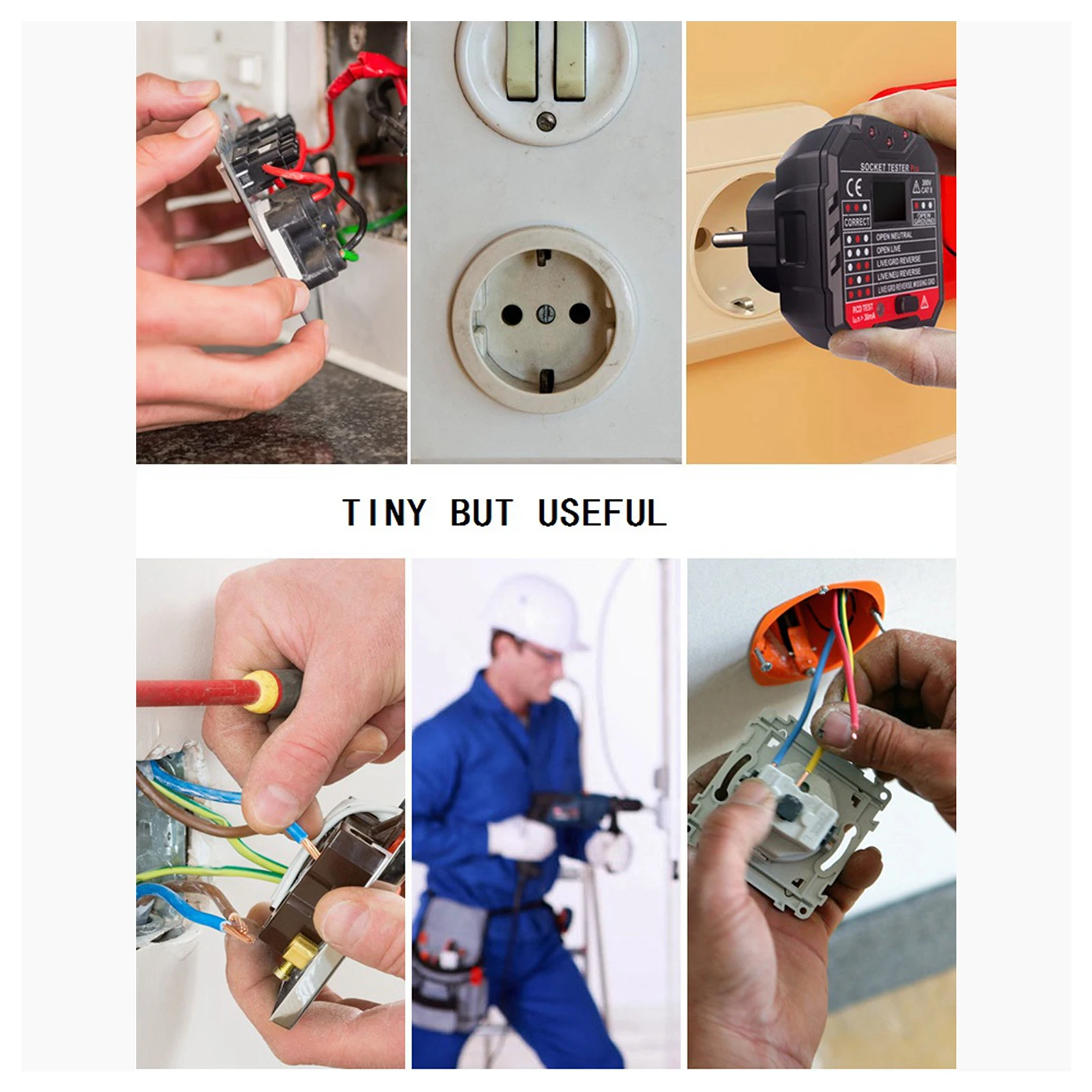 MAYILON HT107 тестер розетки er Pro тест напряжения RCD 30mA детектор US EU вилка нулевая линия