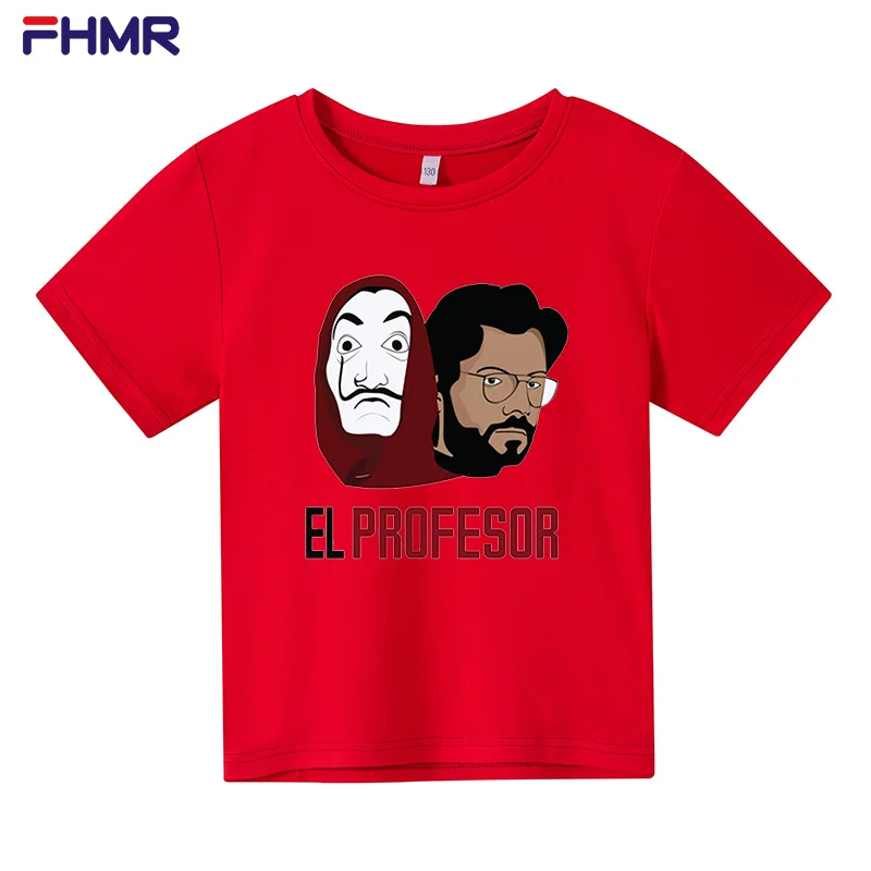 

2021new Movie Summer Girl Boy T-shirt Paper Yarn House Horror Film Printing Short-sleeved T-shirt Cotton Street Teenager T-shirt