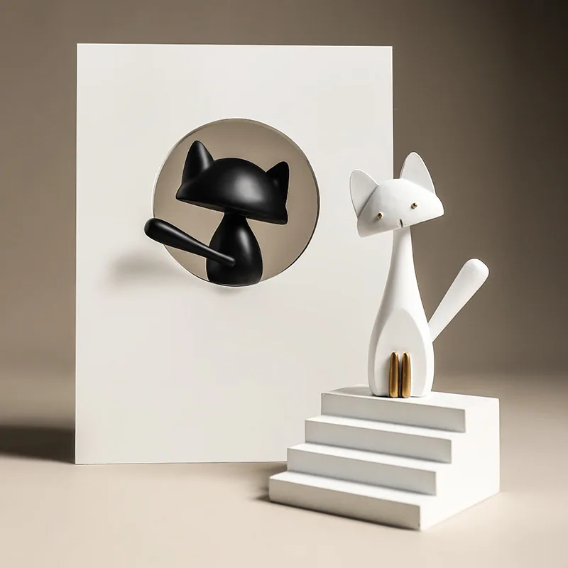 

Decor Accessories Cat Figurine Resin Ornaments Room Decoration Personalized Room Decoration Style Animal