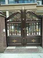custom outdoor main entrance metal security doors modern exterior safety double wrought iron front door designs
