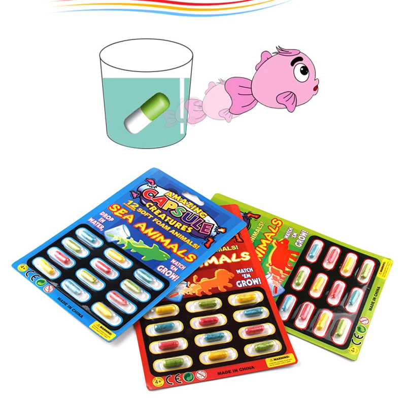 12 шт. новая игрушка для поглощения воды большая капсула таблеток различные