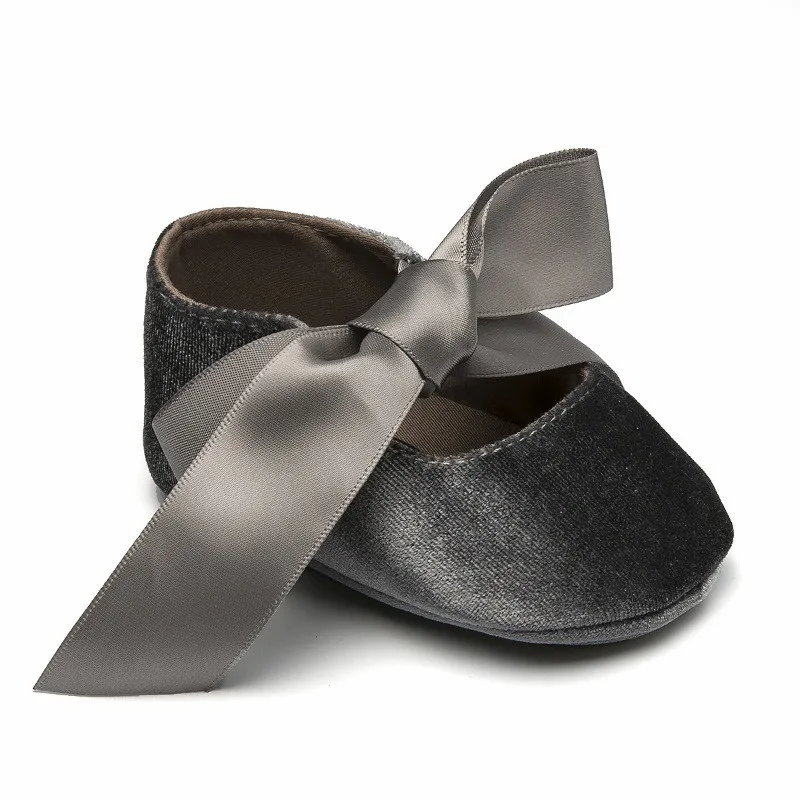 

RH-Baby Girl Autumn PVC Casual Solid Color Soft Rubber Sole Anti-Slip First Walkers Shoes