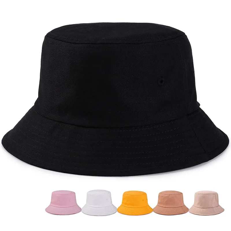 

Панама унисекс в стиле Харадзюку, кепка для рыбалки, женская панама для рыбалки, однотонная Панама от солнца