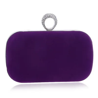 YM1033purple Yingmi Велет Стразы вечерняя сумочка; BS010 Свадьба Кошелек палец кольцо бриллиантов цепи плеча Сумки кристалл вечерняя сумочка; BS010 - Цвет: YM1033purple