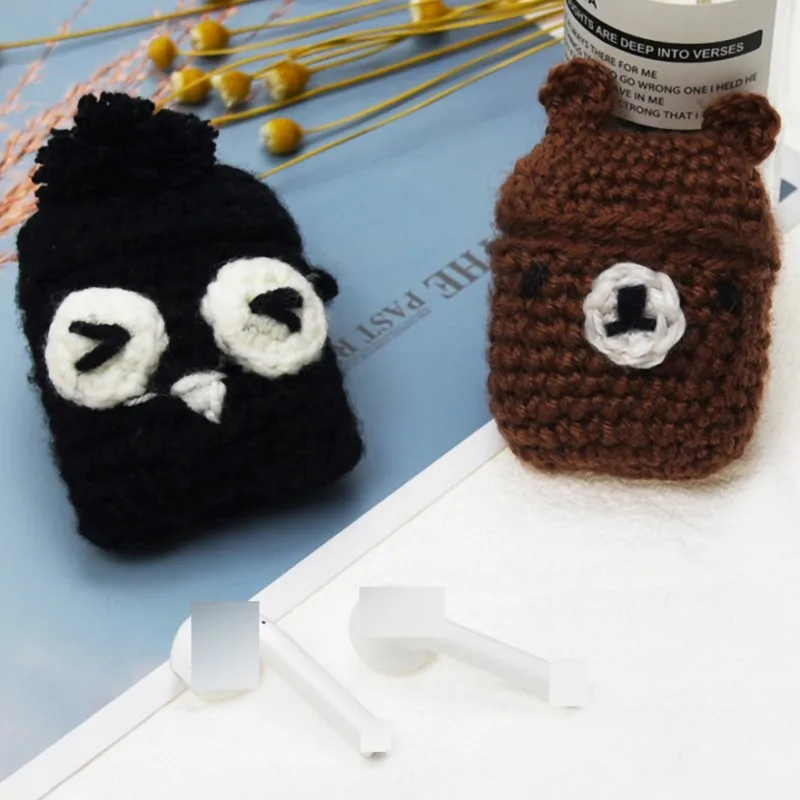 Милый мультфильм ручной работы плюшевые гарнитура животное чехол для Airpods