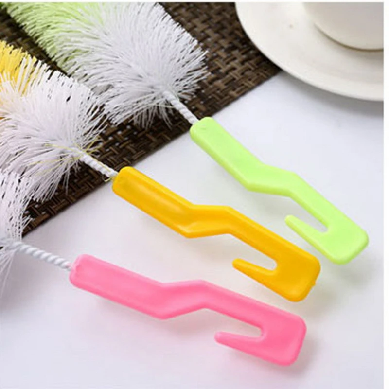 

New hot glass cleaning brush long handle cup brush small kitchen pieces multi-function cleaning brush kitchen sponge brush