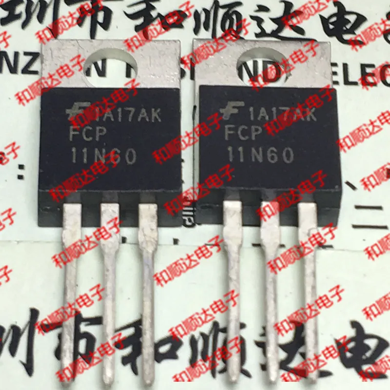 

10pcs/lot FCP11N60 New Spot TO-220 600V 11A