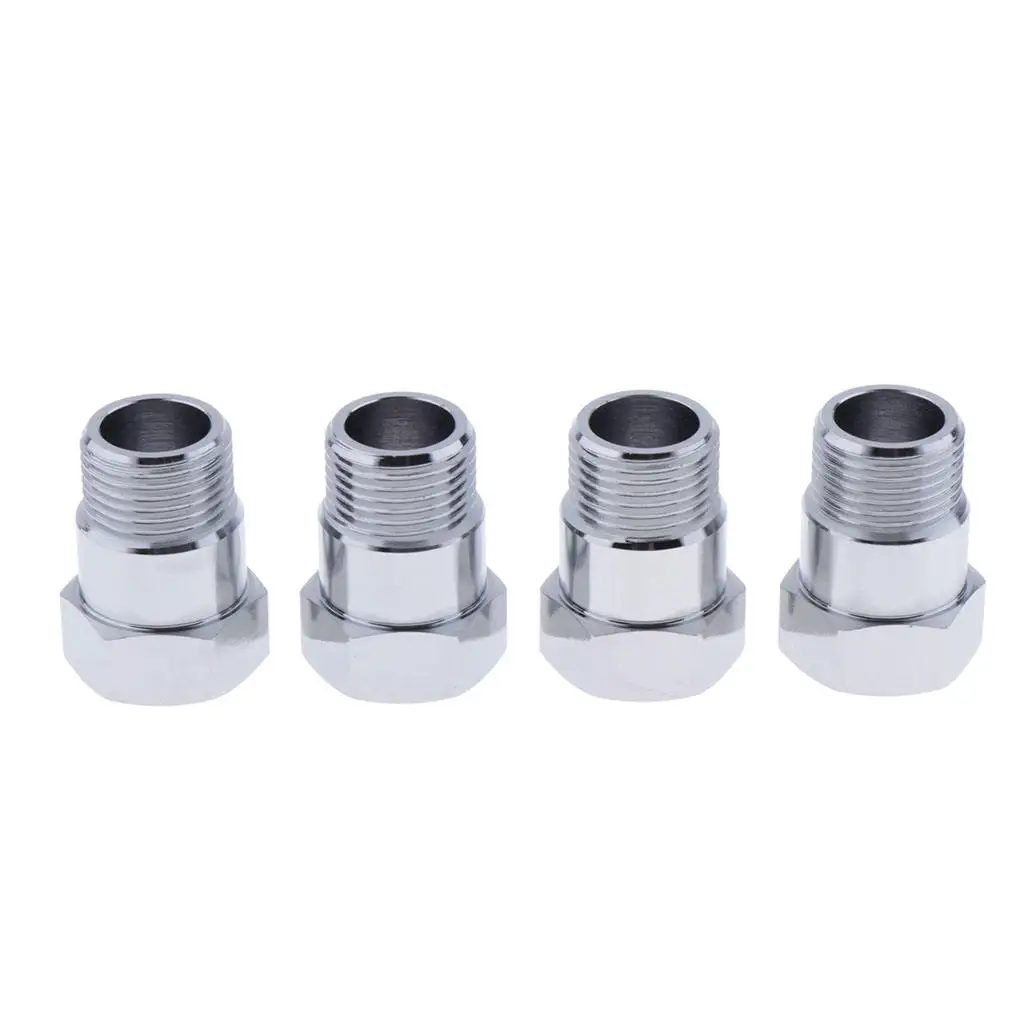 

4x O2 Qxygen Sensor Test Pipe Extension Extender Adapter Spacer M18x1.5 Bung