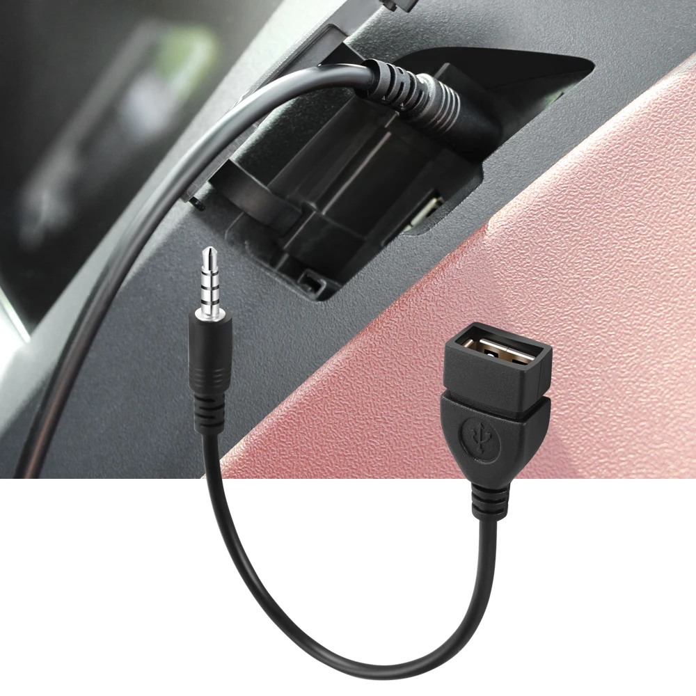 Аудиоразъем 3 5 мм папа AUX-USB конвертер для Ford Fiesta Focus Fusion Ranger Explorer Escape Kuga Mondeo Ecosport |