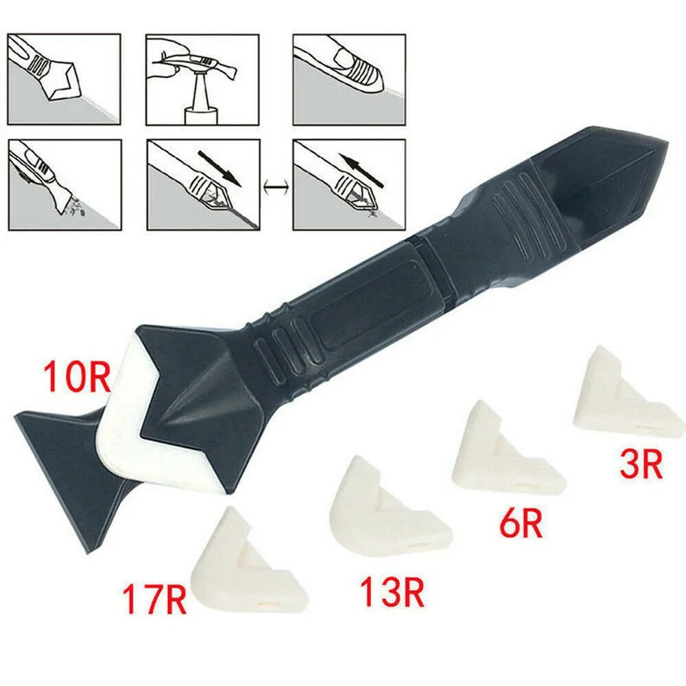 

3 In 1 Silicone Sealant Removal Tool Kit Combination Scraper Caulking Mold Smooth Finishing Scraper Filling Sealing Tool
