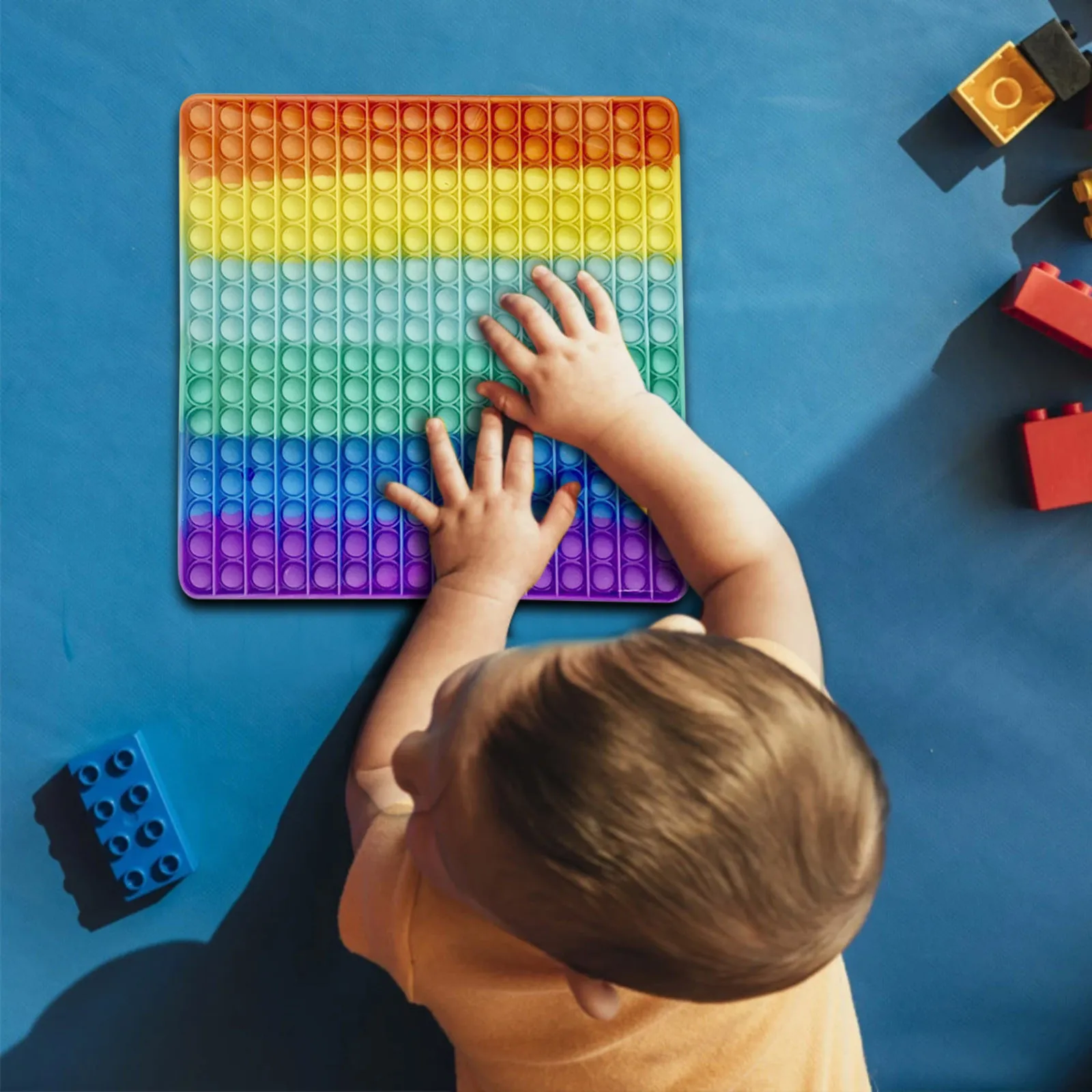 300 мм Popit большой Размеры игрушки Fidget лагер пуш ап пузырь сенсорная игрушка для