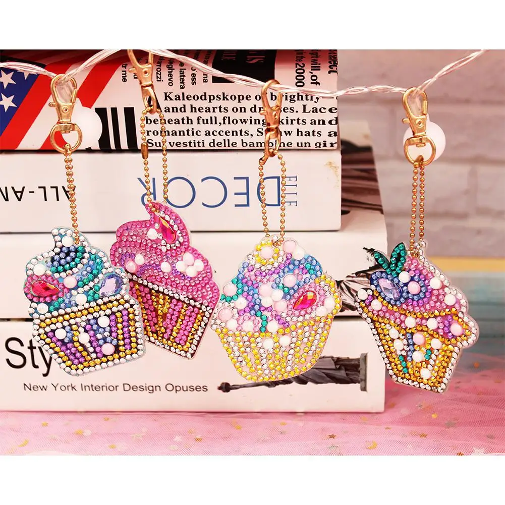 5D алмазная живопись брелок Стразы Подвеска мороженое DIY ремесло набор для картин