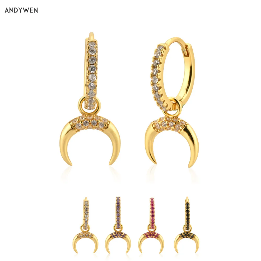 

Серьги-подвески женские из серебра 925 пробы с Луной