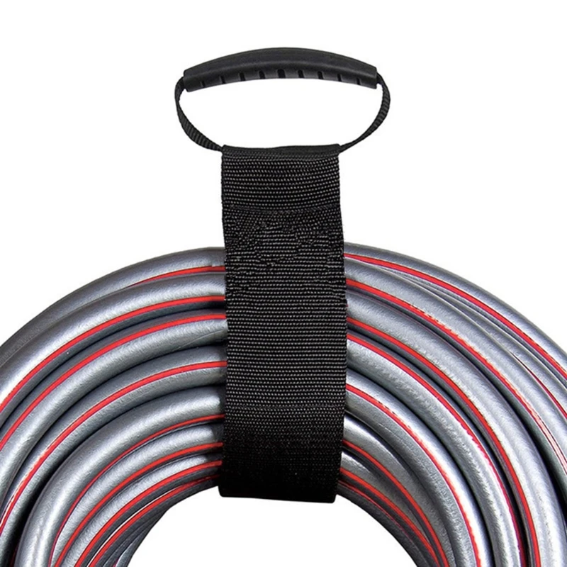 

17/22/28 inch (2- Pack) High-Density Weave Storage Straps Portable Extension Cord Holder for Garden Hose Storage