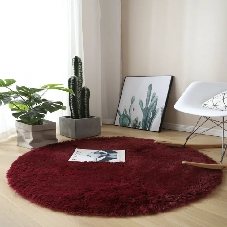 

160cm Thick Big Round Floor Carpets For Living Room Bathroom Circle Mat Rug