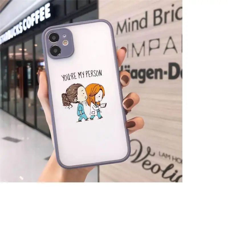 

Medicine Doctor Nurse Phone Cases Matte transparent For Gray iPhone 12 Mini 11 Pro XR XS Max 7 8 Plus X Back Cover