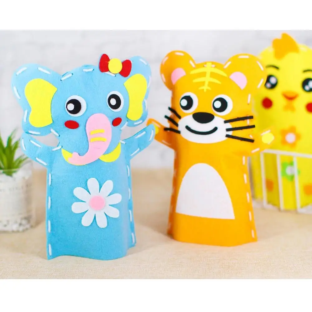 8 шт. дети &quotсделай сам&quot с рисунками зверей из мультфильмов для кукол нетканого