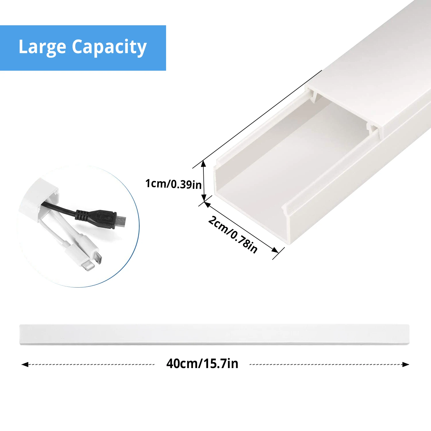 10 шт. ПВХ шнур трубопровод кабеля для мобильного телефона дорожкой качения стены