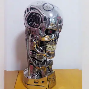 Terminator Arnold T2 T800 Endoskeleton Skull Resin Statue Life Sized Bust LED | Игрушки и хобби