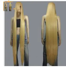 Парик в стиле Рапунцель со спутанными светлыми хвостами Детские парики для