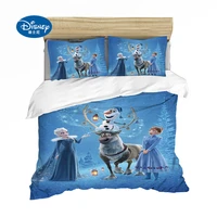 Frozen Bedding Set Anna Elsa Queen King Size Bed Set Children Girl Duvet Cover Pillow Cases Comforter Bedding Sets