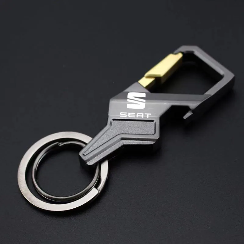 

Metal keychain Car key ring Car key ring Seat FR Leon MK3 MK2 5F LBIZA ALTEA 6 Car Metal Alloy Waist Buckle Accessories