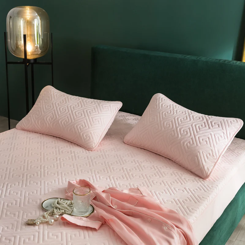 Чехол для матраса Pure Cotton Thicken Quilted King Queen 160*200 с антибактериальным верхом и воздухопроницаемым материалом.