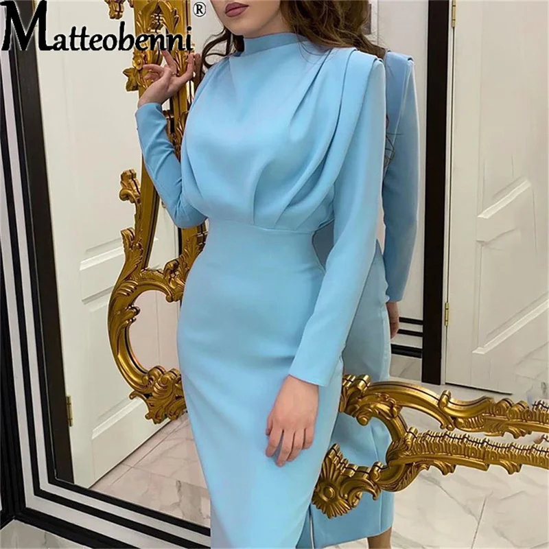 

Autumn Women Maxi Dress Slim High Waist Long Sleeve Ladies Clothing Streetwear Dress 2021 Spring Elegant Office Dresses Vestidos