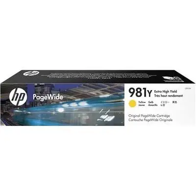 Hp чернильные картриджи (L0R15A) hp оригинальный картридж PageWide 981Y желтый высокая