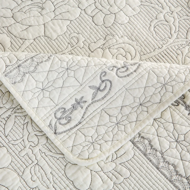 100% хлопок чехол для дивана белого цвета наволочка с вышитым цветком полотенце