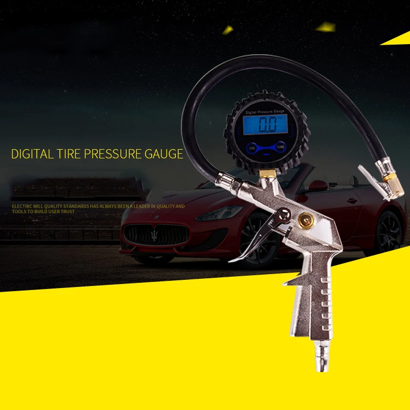 Цифровой датчик давления воздуха в шинах ЕС, ЖК-дисплей светодиодный ная подсветка от AliExpress WW