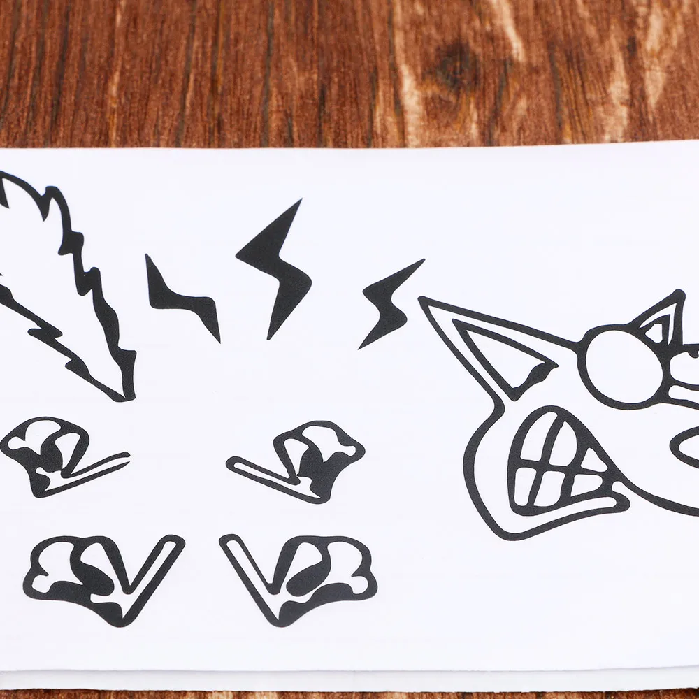 Стикеры на стену с электрошоком Мультяшные для дома спальни детской гостиной