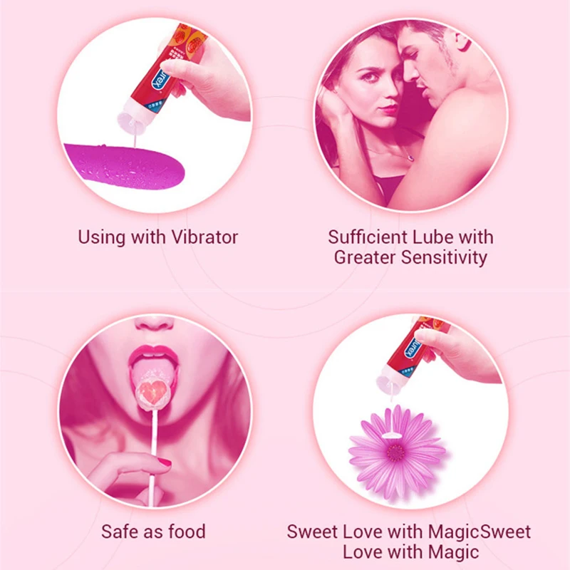 Durex смазка 2*50 мл вишня со вкусом клубники на водной основе Смазка для анального