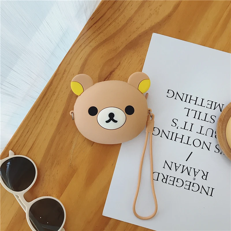 as pic Мультяшный мини-чехол для наушников на молнии, чехол для наушников, сумка для хранения, защитный usb-кабель, органайзер, портативные наушники, аксессуары - Цвет: as pic