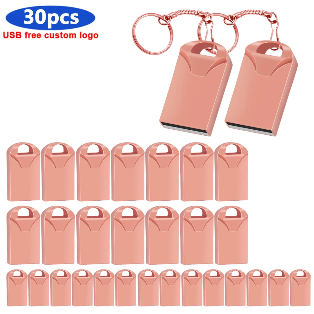 

Металлический Мини-флеш-накопитель USB 2,0, 30 шт./лот, 4 ГБ, 8 ГБ, 16 ГБ, 32 ГБ, 64 ГБ, флеш-накопитель с индивидуальным логотипом, карта памяти, флэш-дис...