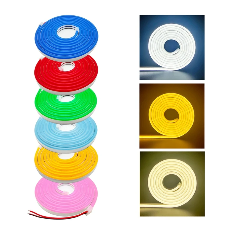 12 В постоянного тока неоновый Декор для дома вывеска светодиодная трубка Гибкая