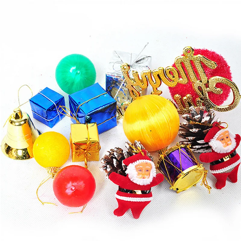 

1 Package Christmas Tree Drop Ornaments Pendant Hang Decorative Festival Party Supplies Kids Present Gift Christmas Decor