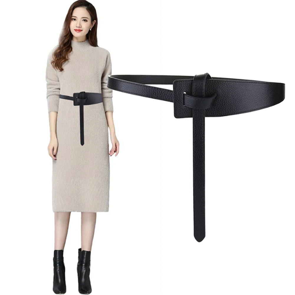 Модный женский ремень пальто костюм платье украшение вечерние однотонные для