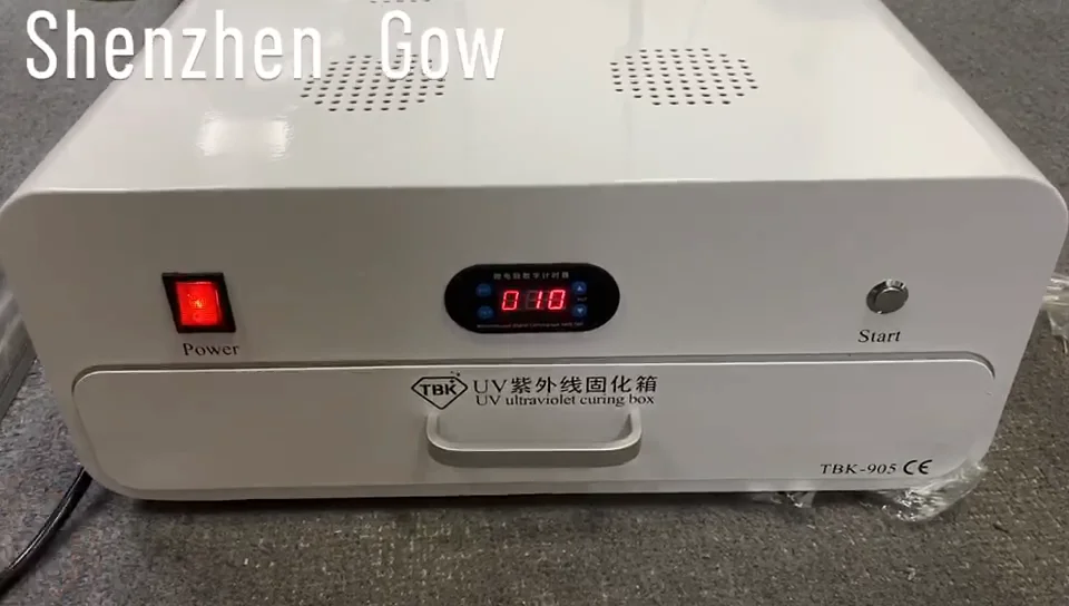 

TBK-905 UV Ultraviolet Curing Box For Samsung Curved Screen Drying Display OCA LOCA Adhesive Glue Repair Tool