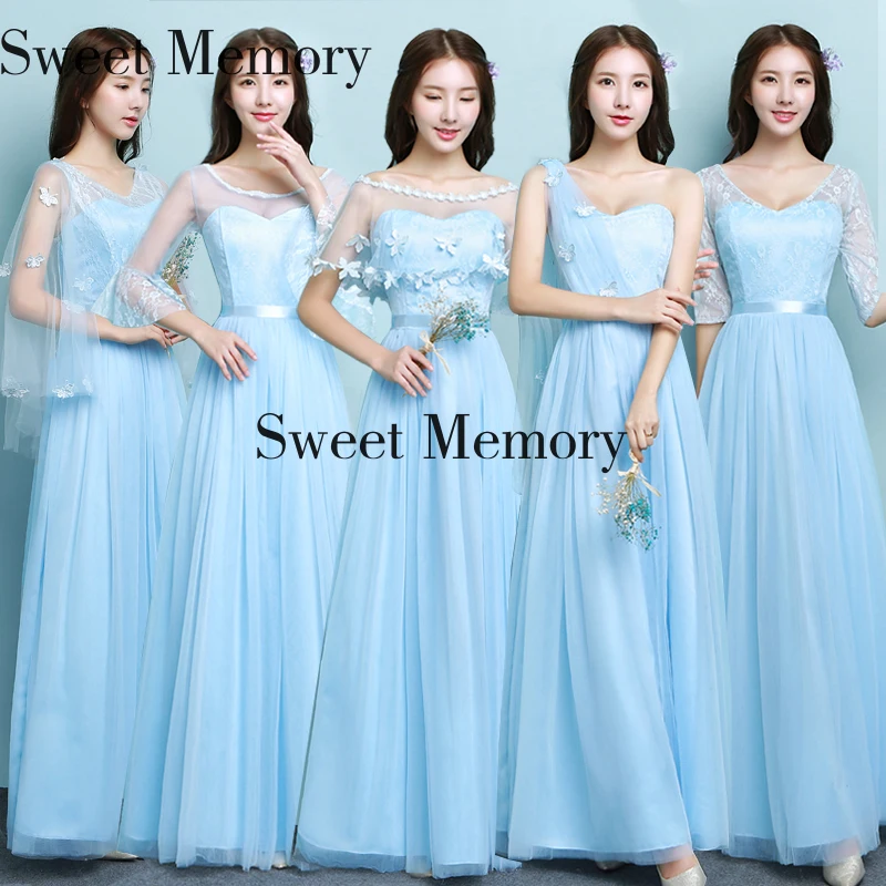 Женское вечернее платье с рукавом до локтя Sweet Memory M054 цвет шампанского серый