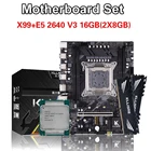 Kllisre X99 комплект материнской платы Xeon E5 2640 V3 LGA 2011-3 ЦП 2 шт. X 8 ГБ = 16 Гб 2666 МГц DDR4 память