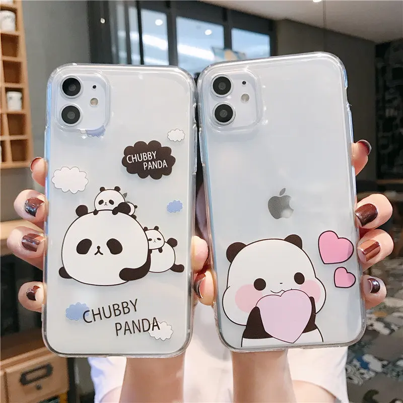 Для iPhone 11 Pro Max чехол Kawaii панда Единорог силиконовый для X XR XS 6 6S 7 8 Plus 5S SE Рождество |