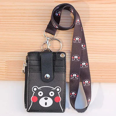 6 Bentoy Женский pu держатель для карт Корейский мультфильм милый Футляр для удостоверения личности мини для транспорта и кредитных карт держатель для карт Кожаный автобус карты набор Прямая - Цвет: 6