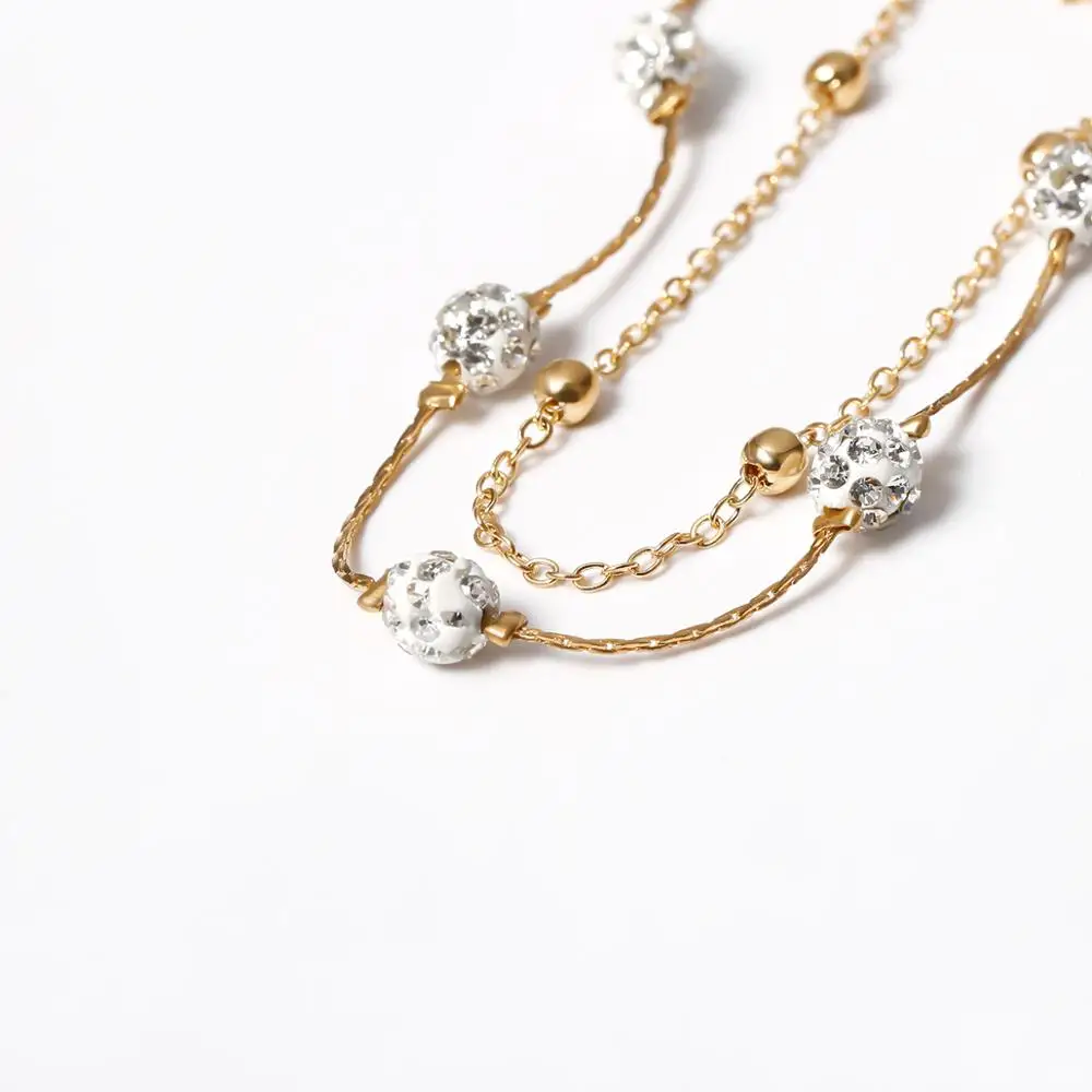 Богемные Многослойные лодыжки с бусинами для женщин аксессуары золотого цвета